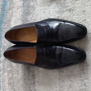 Mens, Carlos Santos, Black Loafer, Great Condition,